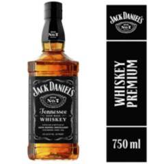 JACK DANIELS - Whisky JACK DANIELS Old N°7 Botella 750ml