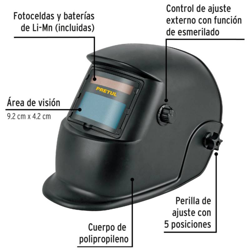 Mascara p/Soldar Automática – INGCO México