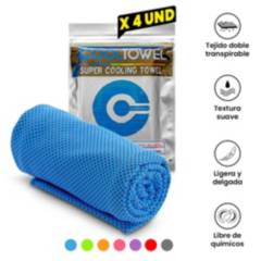 CC GROUP - Toalla de Enfriamiento - Cooling Towel x 4 und