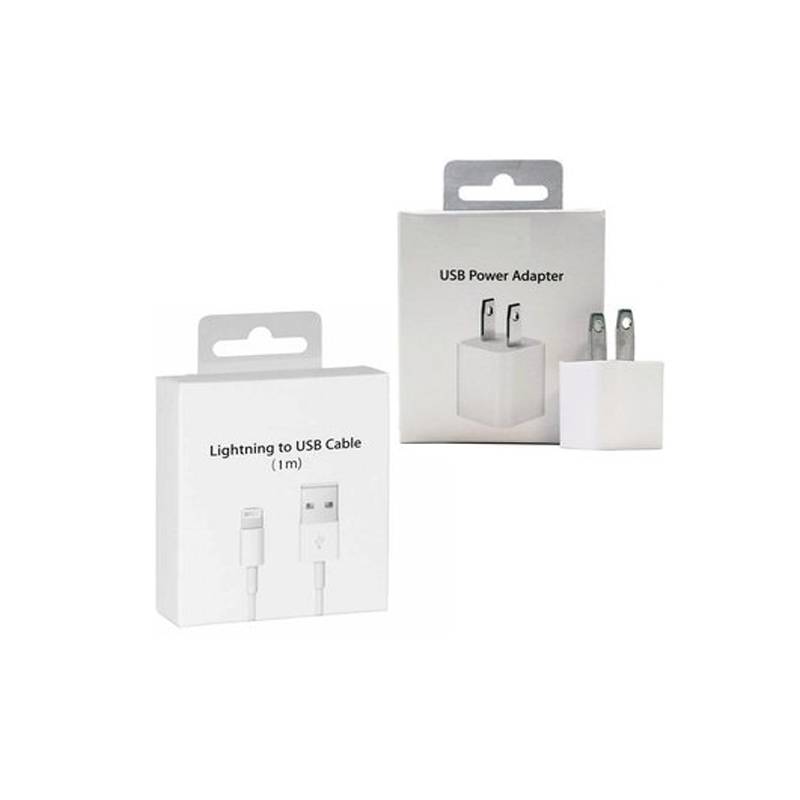 Cargador Apple para iPhone (5W) con Cable Lightning USB 1 Metro