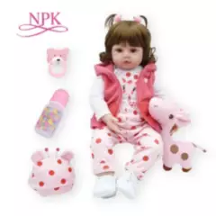 OEM - Bebé reborn muñecas realista reborn silicona 48cm npk