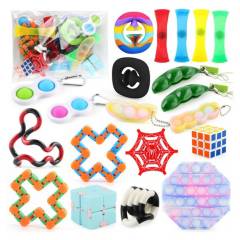 Fidget toys paquetes 20pc juguetes sensoriales antiestrés