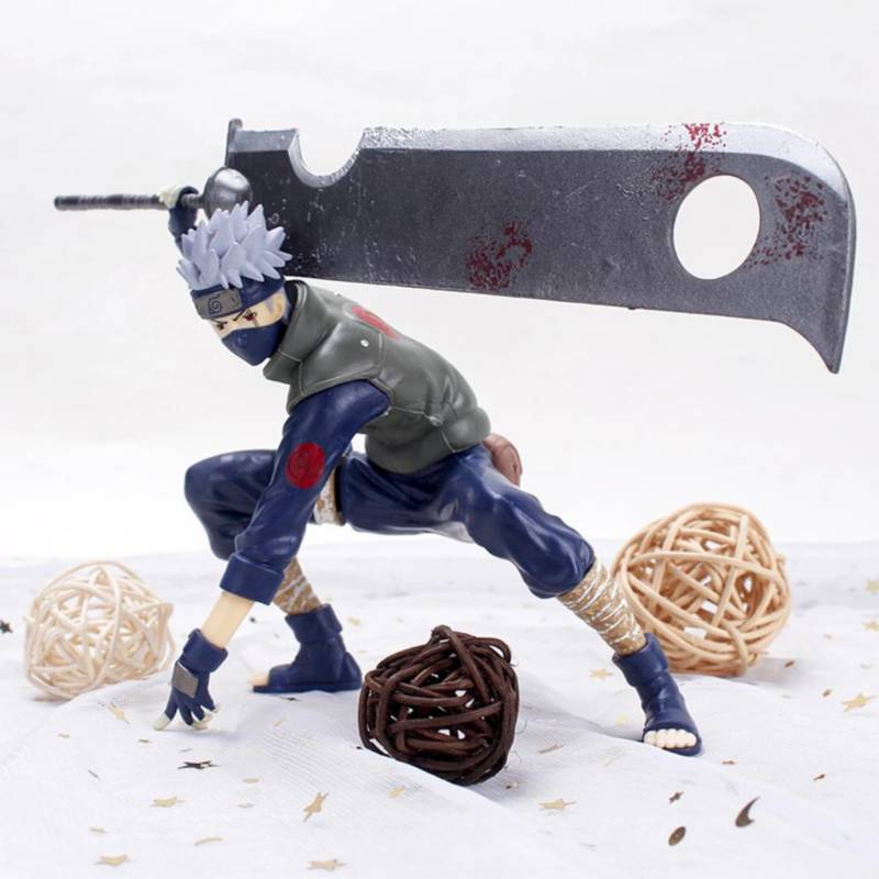 Figuras de anime naruto hatake kakashi modelo de figura de acción OEM