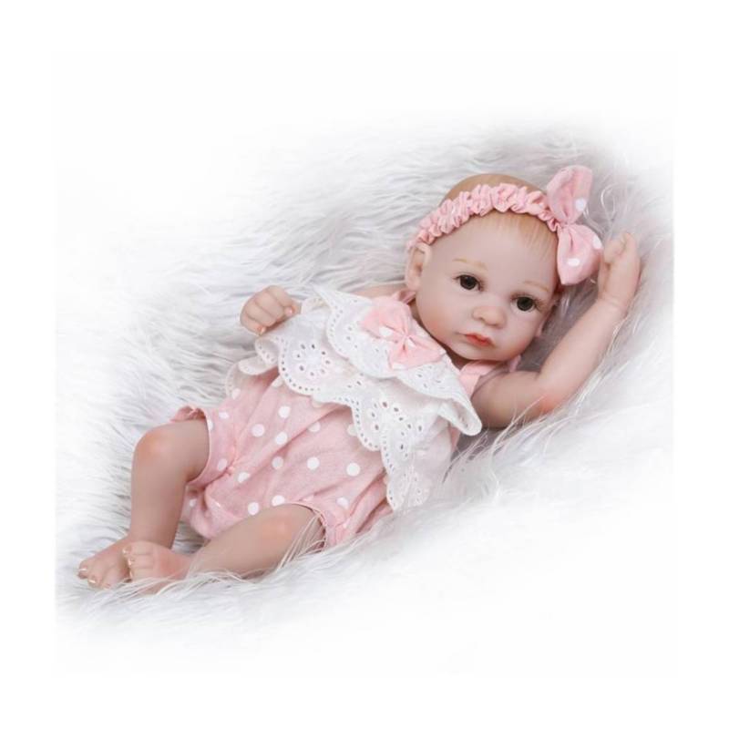 Muñeca bebe reborn vinilo de silicona para 26cm | falabella.com