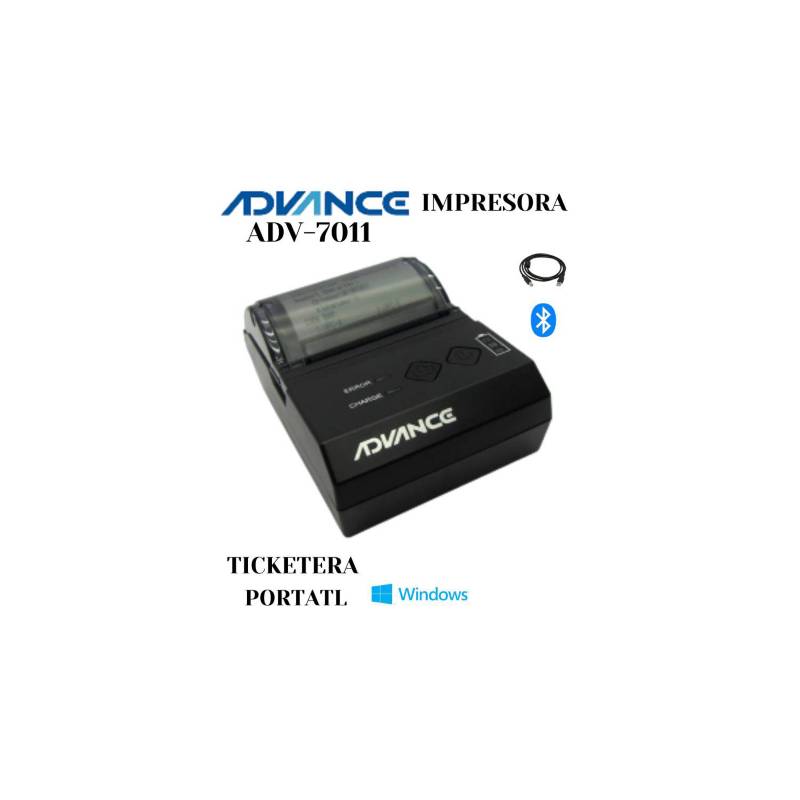 Impresora Térmica Portátil Advance 7011n Bluetooth 58mm