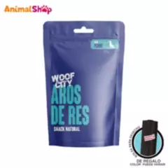 WOOF CITY - Snack Para Mascota Woof City Aros De Res 75 Gr
