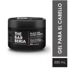 THE BARBERIA - Black Gel para Cabello Ultra Fuerte The Barberia 500ml