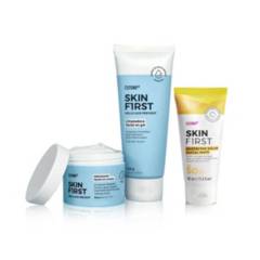 Kit Facial Skin First Limpiador con Hidratante y Protector Solar