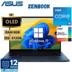 Laptop Asus Ux3402Za-Km233W, Core I5, 14.0" Oled , 8Gb Ddr4, Ssd 512Gb, Windows 11