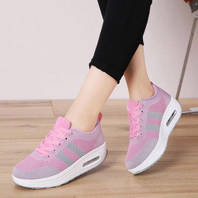 Zapatillas para caminar mujer - rojo BLWOENS