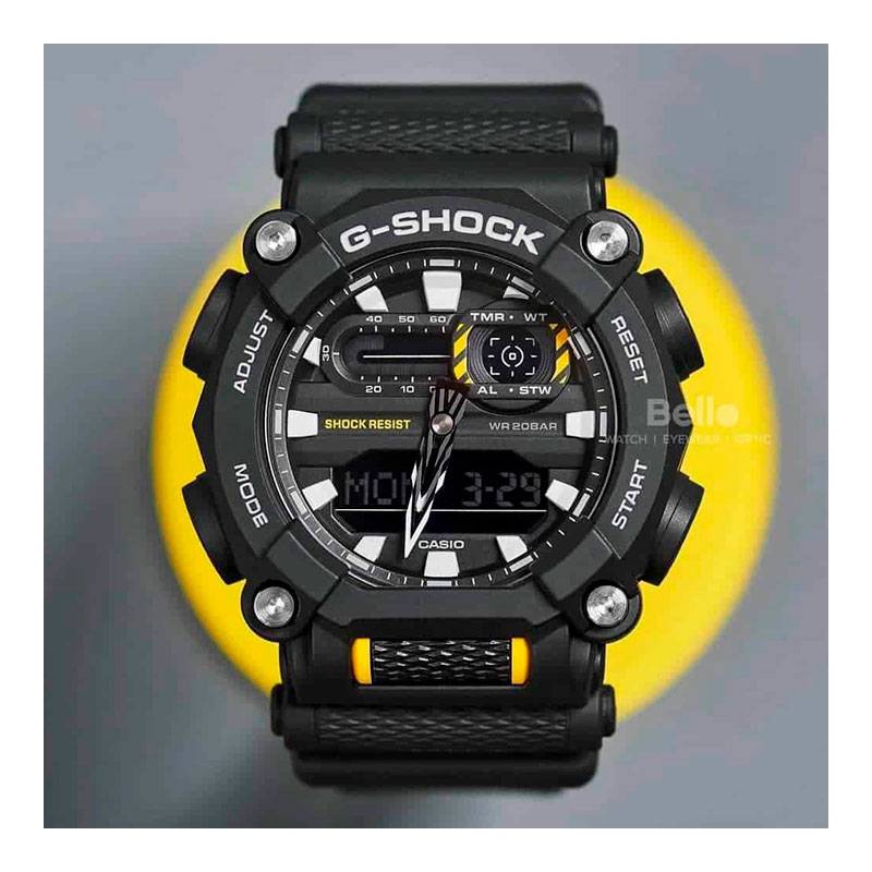 Casio G-Shock Black and Gold GA-900AG-1A reloj deportivo negro con dorado  para hombre - TIME El Salvador