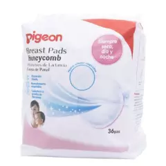 PIGEON - Protectores de Lactancia Honeycomb - Pack x 3 u (36 un).