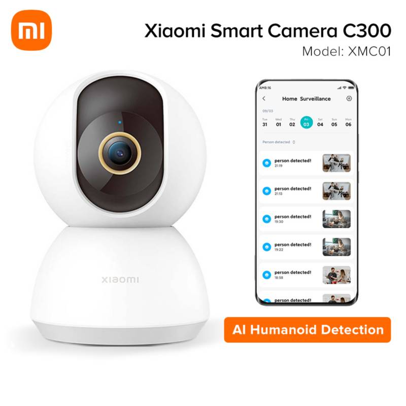 Xiaomi Smart Camera C300 Cámara de Vigilancia WiFi 2K