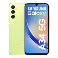 SAMSUNG - Samsung Galaxy A34  128GB 6GB RAM + 48MP + 5000mAh + Mediatek Dimensity 1080 2.6GH - VERDE