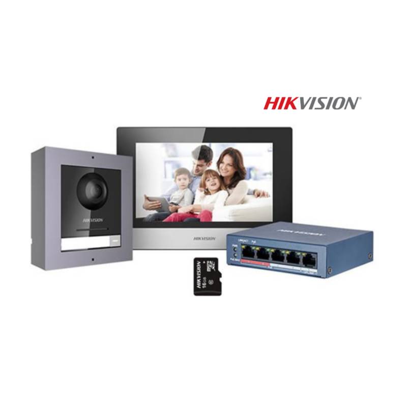 HIKVISION - Kit videoportero IP - Hikvision