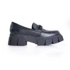 NONOS - Zapatos Mocasin Casual mujer MOC3 Negro Cuero