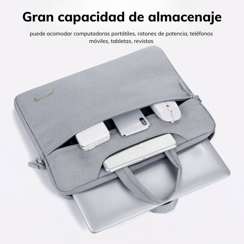 Maletín portátil Mochila de 15.6 pulgadas para laptop Bolsa de hombro  repelente al agua Bolsa de transporte Maletín Funda para laptop Funda para