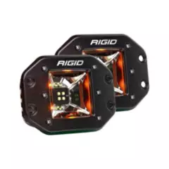 RIGID - CUBOS LED EMPOTRABLE RADIANCE SCENE BACK AMBAR  L BLANCAX2