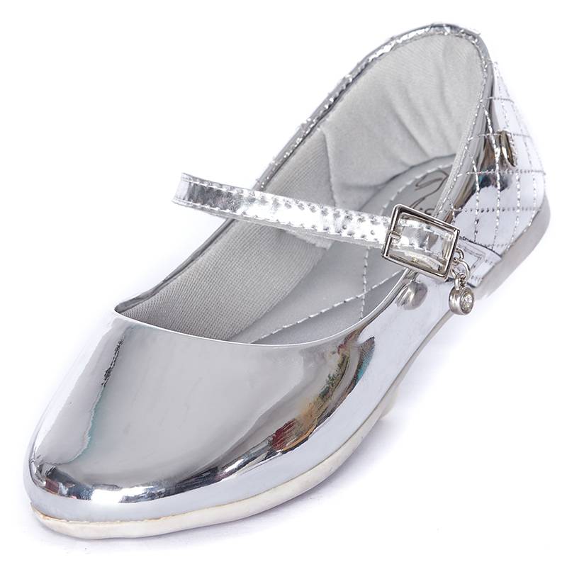 Zapatos Ballerinas para Niña color Plateado con Strass KLIN | falabella.com