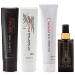 SEBASTIAN - Shampoo 250ml + Conditioner +Mascarilla +Dark Oil Sebastian Penetraitt