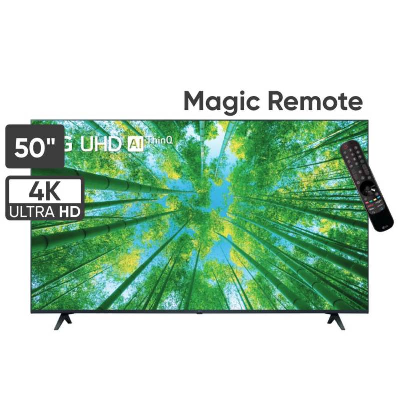 LG - Televisor LG LED Smart TV 50 Ultra HD 4K ThinQ AI 50UQ8050PSB