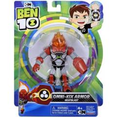 PLAYMATES TOYS - Ben 10 Omni-Kix Armor Heatblast figura de acción