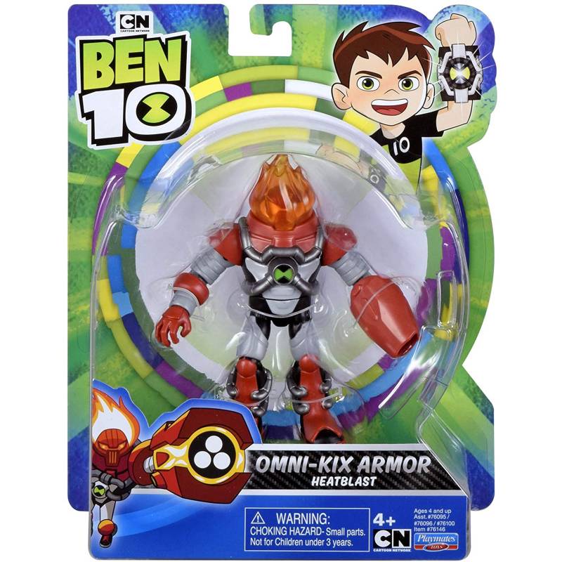 PLAYMATES TOYS - Ben 10 Omni-Kix Armor Heatblast figura de acción