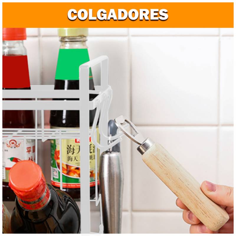 Estante Organizador de Cocina Alacena 3 Niveles D69 NG SASHIJA