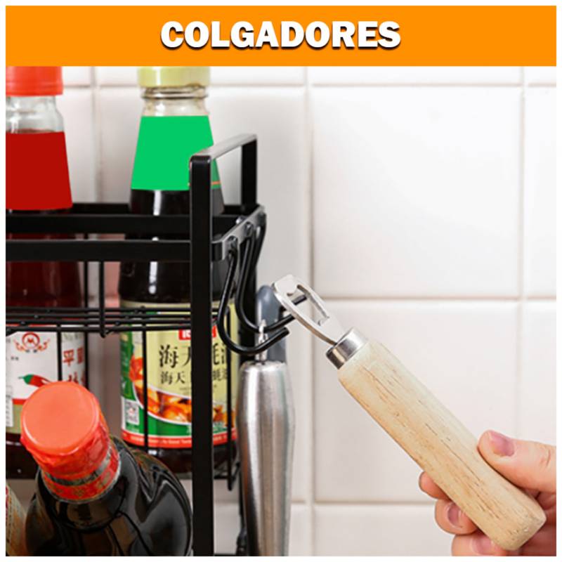 Estante Organizador de Cocina Alacena 3 Niveles D69 NG SASHIJA