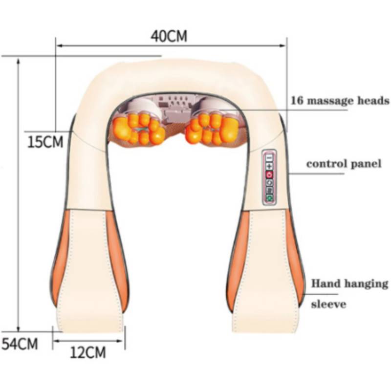 Masajeador de Cuello Espalda Cuerpo Infrarrojo GENERICO