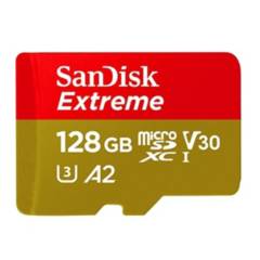 SANDISK - Memoria sandisk extreme a2 128gb con adaptador 160 mb/s
