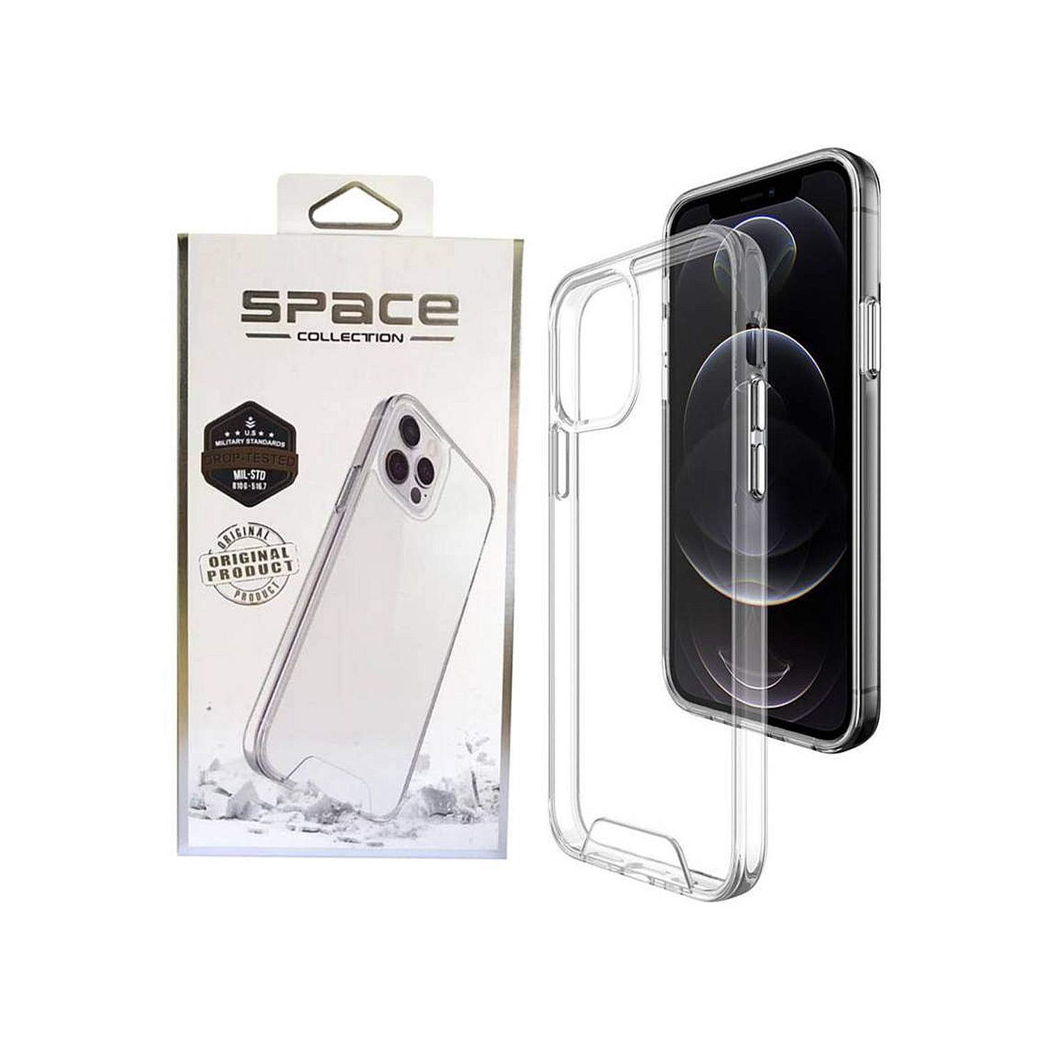 Funda Outer Space para iPhone 13 tapa dura con marco de gel