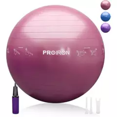 PROIRON - Pelota de yoga PROIRON de 65cm - rosado