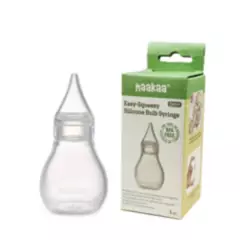 HAAKAA - Aspirador nasal de silicona Easy-Squeezy 0m