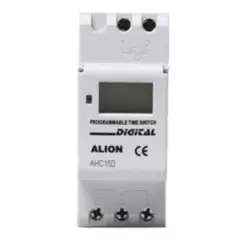 ALION - Interruptor Horario Digital AHC15D 100-250V 20 Programaciones Alion