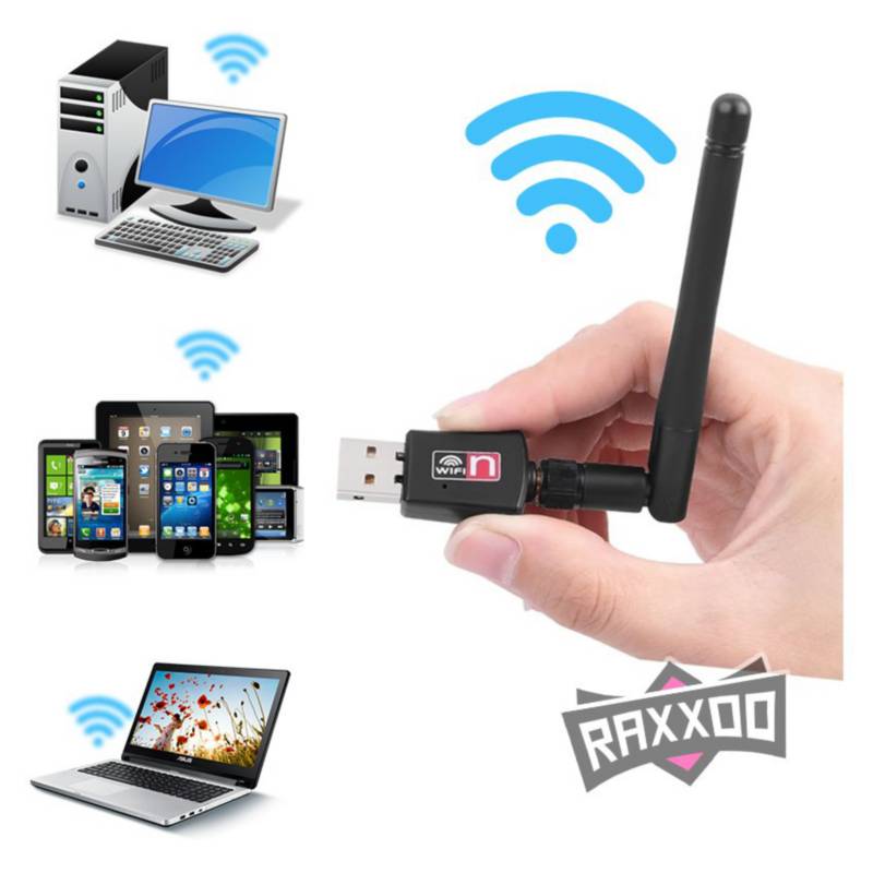Antena wifi usb inalambrico adaptador internet p/ laptop pc 150