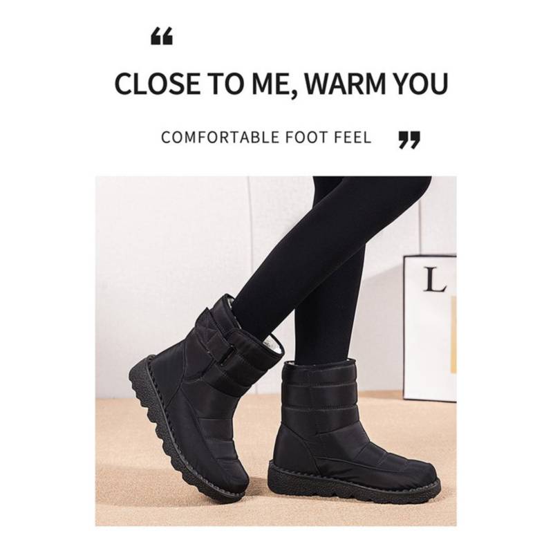 Botines De Mujer Zapatos De Plataforma Botas Invierno Calzado Para Nieve Y  Agua 
