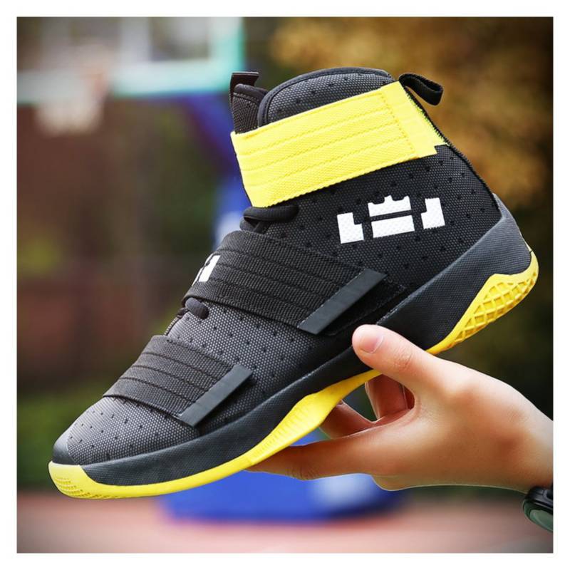 de baloncesto para calzado deportivo de aire-negro amarillo GENERICO | falabella.com