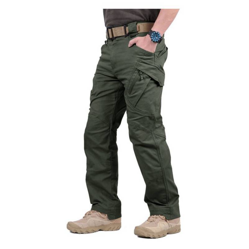 Pantalones de trabajo para hombres pantalones tácticos ligeros-verde ...