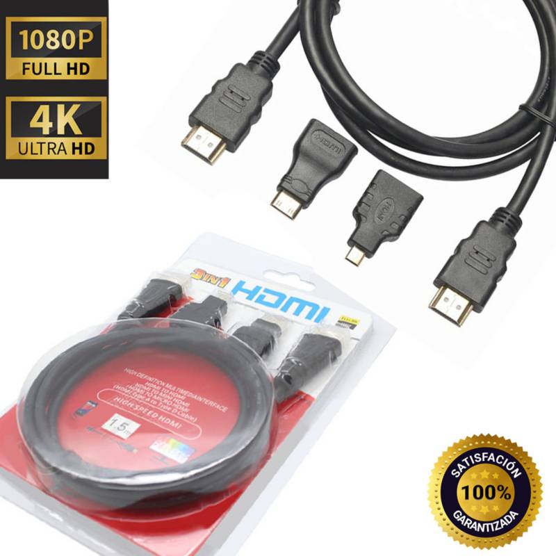 CABLE MICRO HDMI A HDMI 1.5MT
