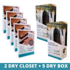 DRYLIFE - PACK DRY BOX DRY CLOSET Deshumedecedor Cajones y Closet