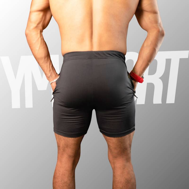 Oversize Fitness Hombre - Polo Algodón Negro - YML SPORT YML SPORT