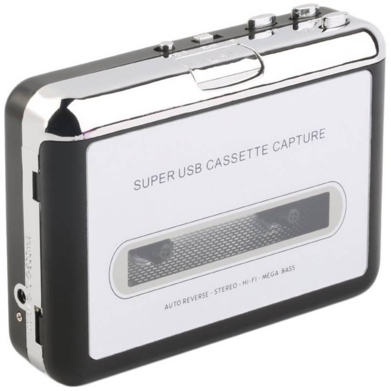 BW Cinta portátil a la PC Cassette-to-MP3 CD convertidor USB Captura de  Audio Digital Reproductor de música, Reproductor de Cassette USB y Cinta a  MP3