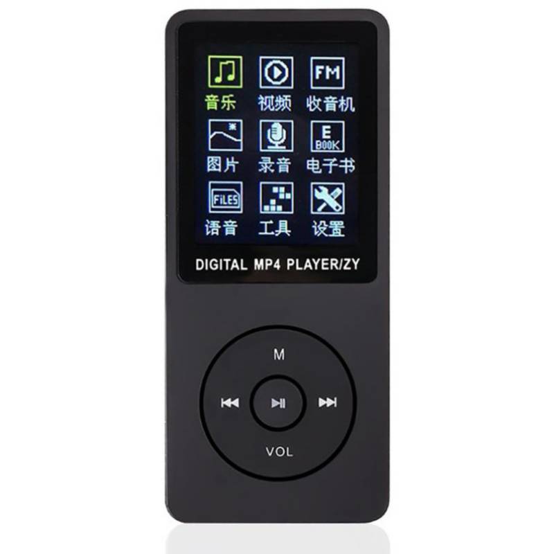 Reproductor de mp3 portátil con pantalla lcd radio fm video hifi player  películas e-libros GENERICO