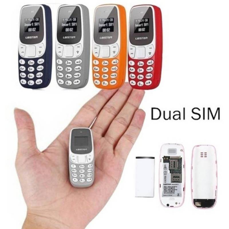 Mini pulgar micro teléfono móvil micro móvil gsm gsm dual sim bm70  multi-lenguaje pequeños teléfonos inteligentes llamadas telefónicas de  marcación GENERICO