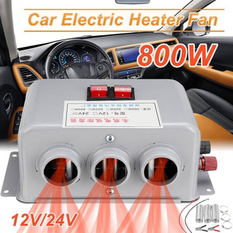 Calentador de coche de 12V/24V, ventilador de calefacción de