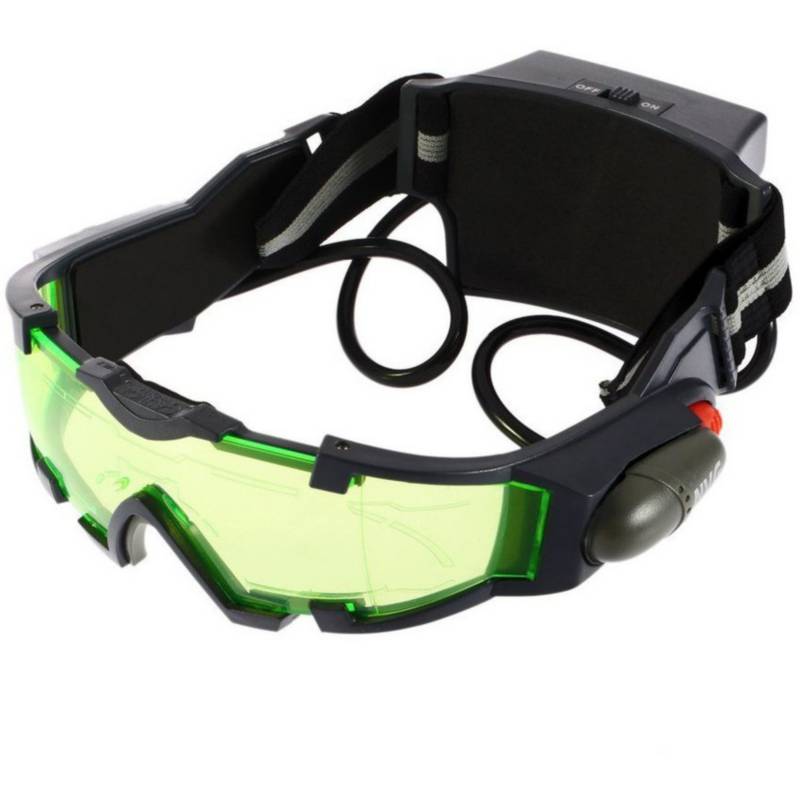 Lente verde ajustable banda elástica gafas de visión nocturna de los  vidrios eyeshield GENERICO