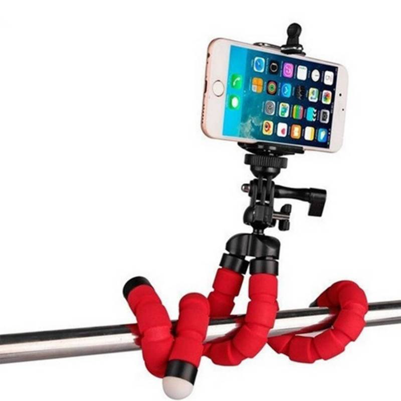 Mini Trípode 18cm Selfie Flexi Pod Para Camara y Celular Negro