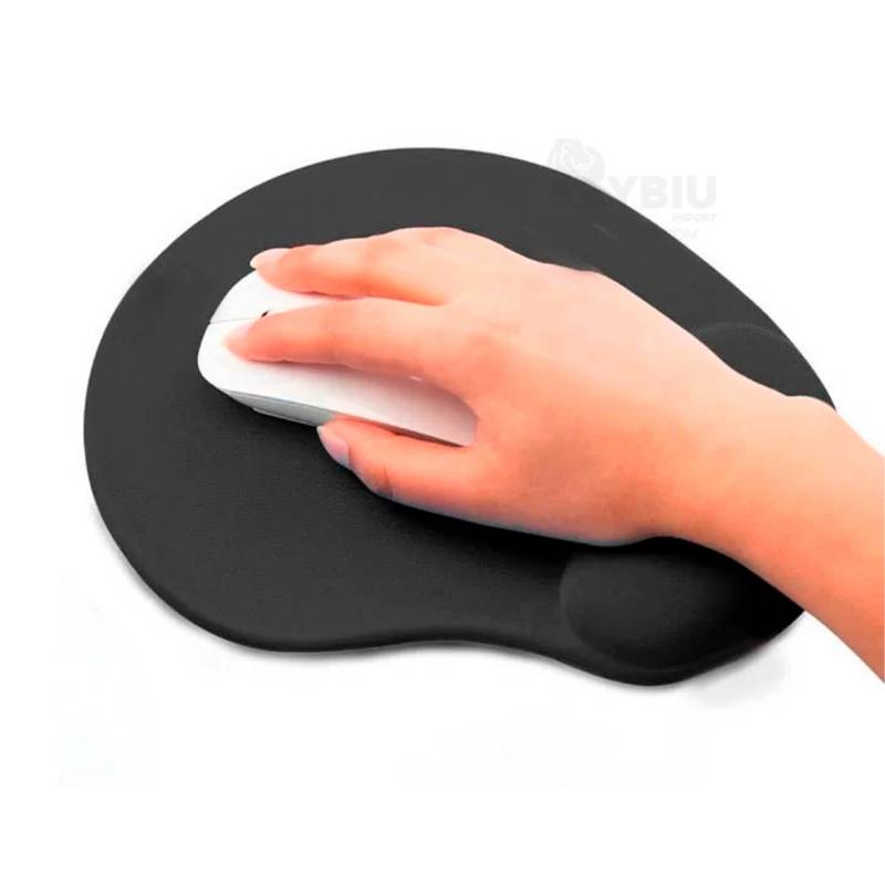 Mouse Pad Ergonomico Color Negro para Escritorio GENERICO
