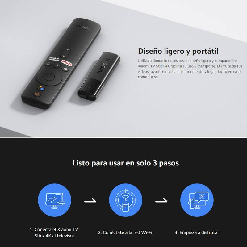 Xiaomi Mi TV Stick Chromecast Integrado Versión Global